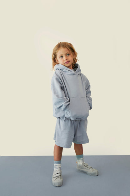 Button Shorts Gots - Stone Gray