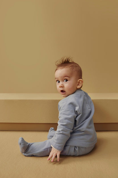 Baby Balloon Fit Footies Gots - Stone Gray