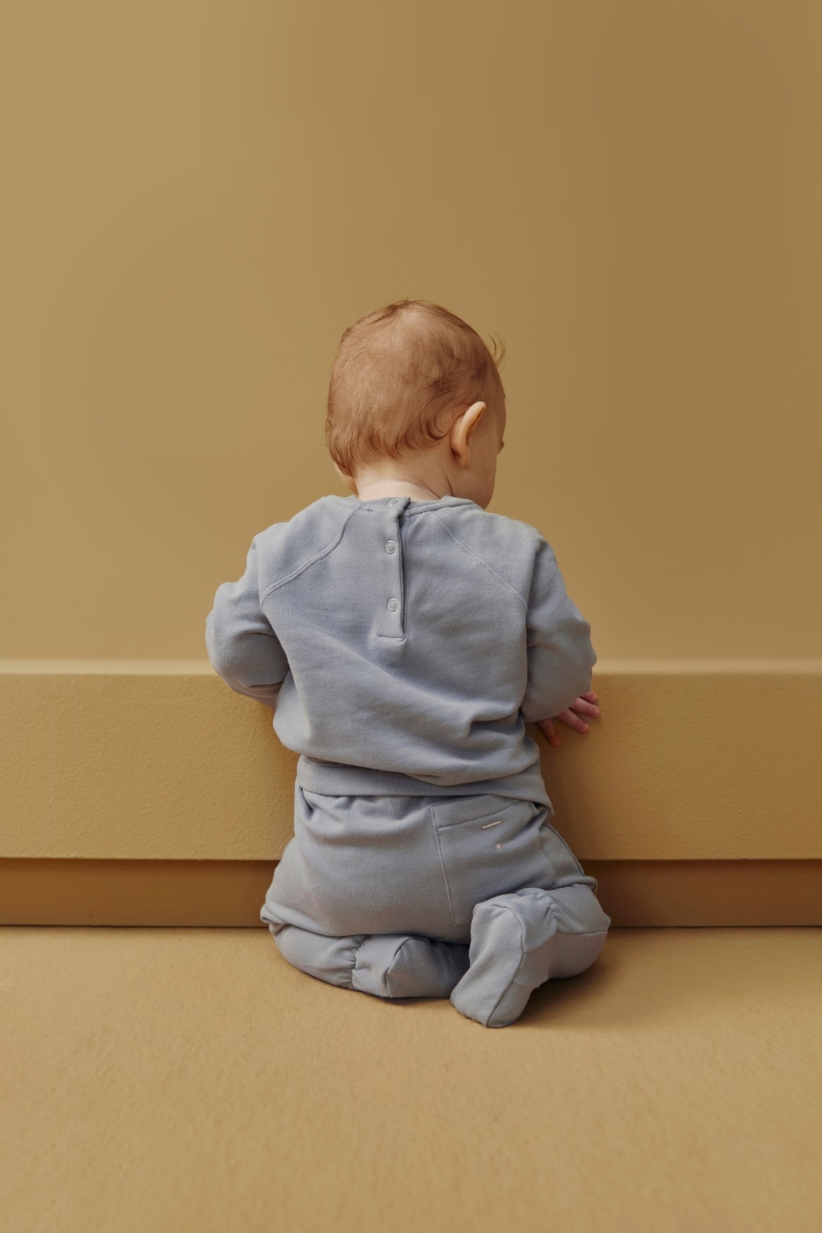 Baby Balloon Fit Footies Gots - Stone Gray