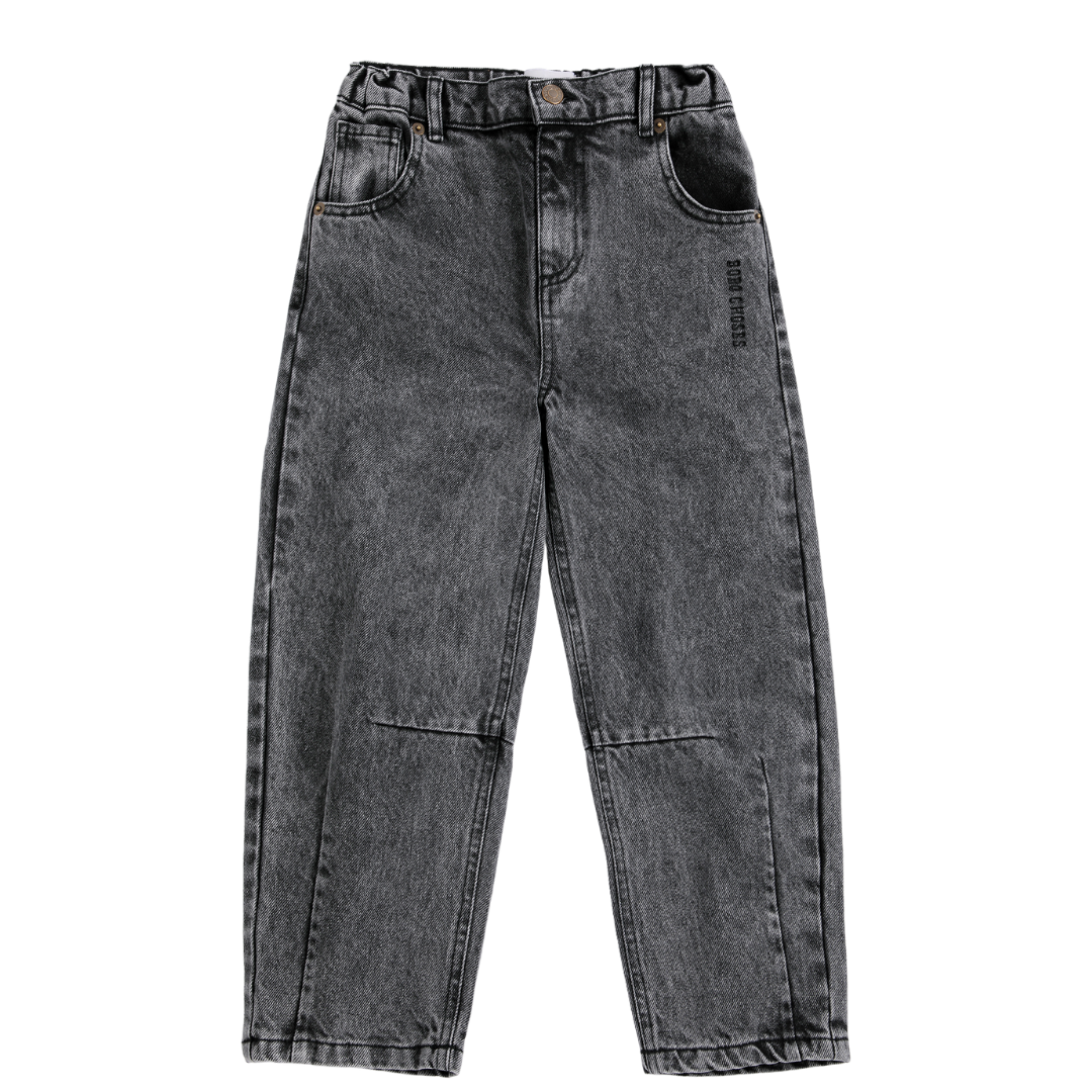 Beast Tag Denim Pants - Black