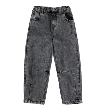 Beast Tag Denim Pants - Black