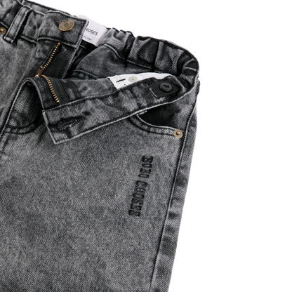 Beast Tag Denim Pants - Black
