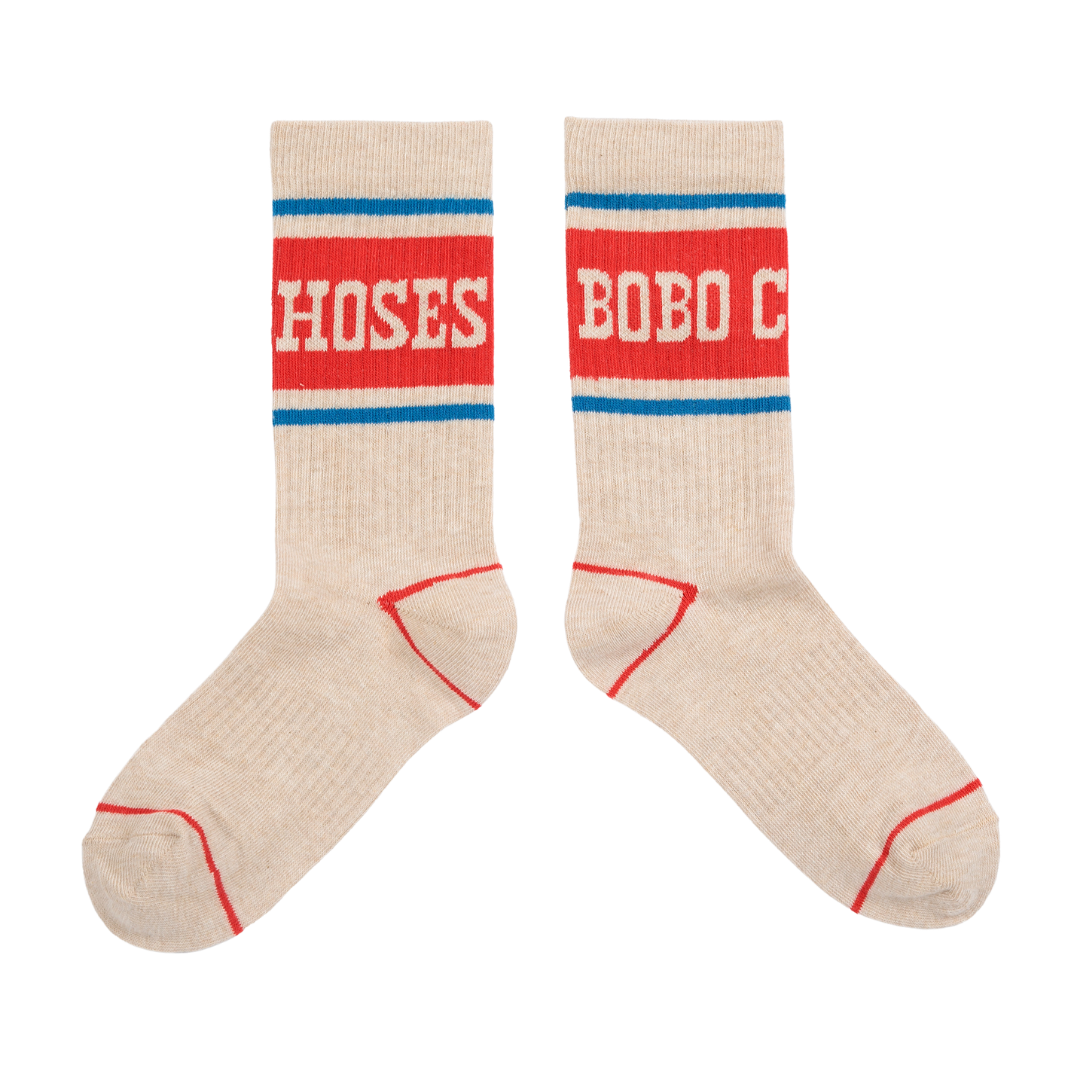 Bobo Choses Pop Long Socks - Beige
