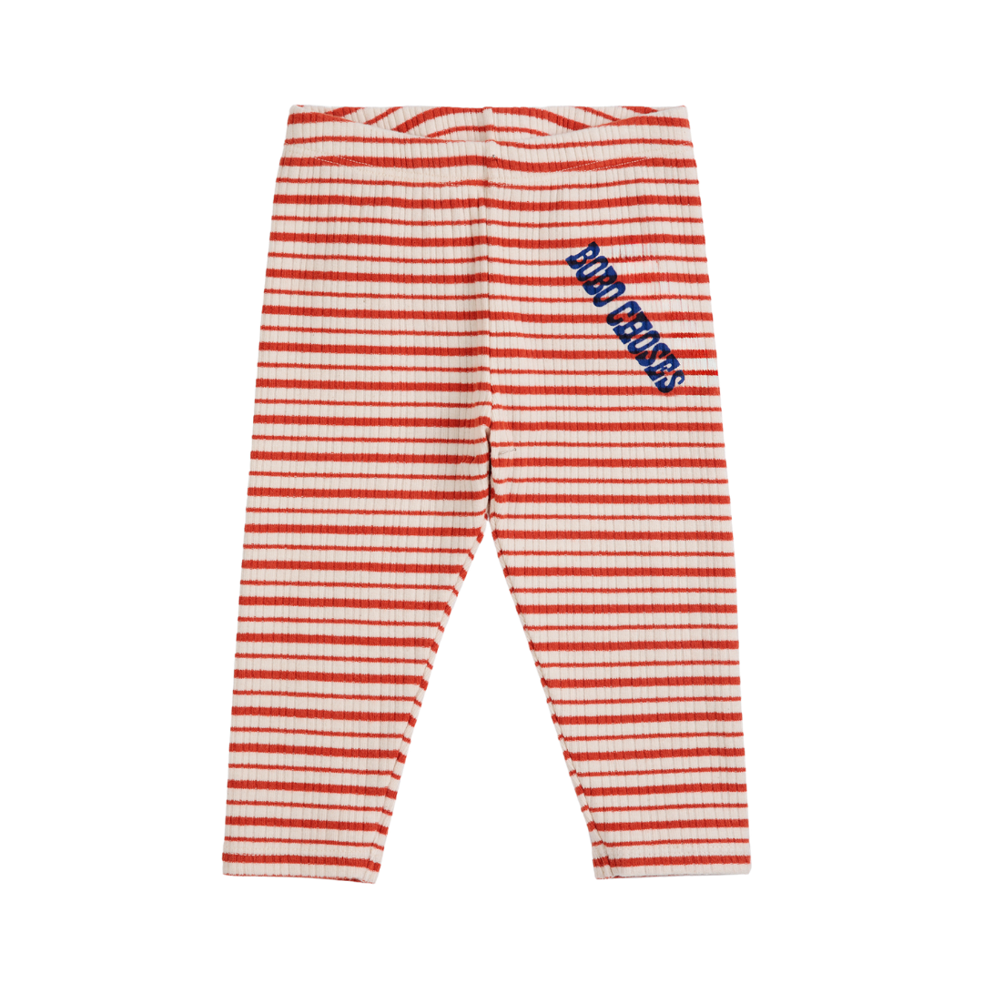 Bobo Choses Pop Stripes Leggings - Offwhite