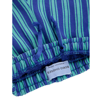 Booo Bo Choses Tag Stripes Jogging Pants - Blue