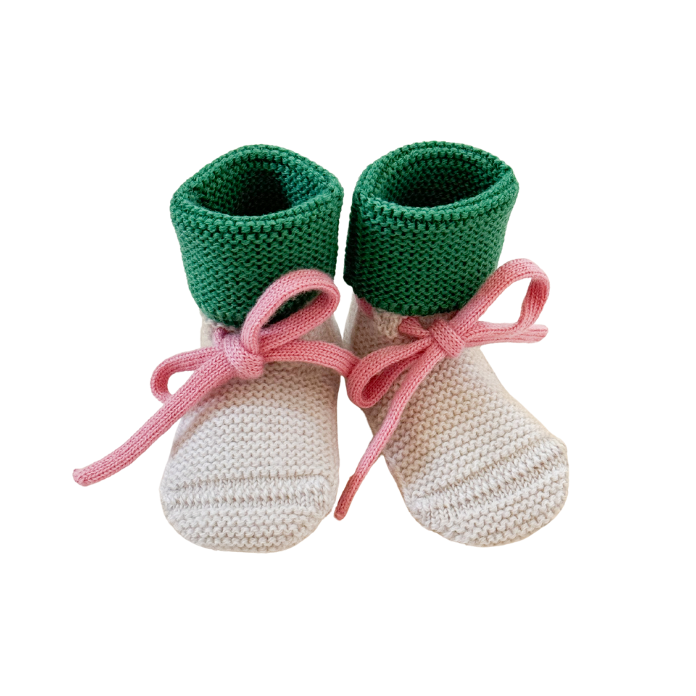 Original Booties - Cream/Grass