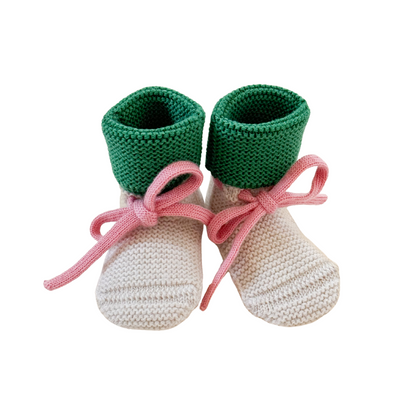 Original Booties - Cream/Grass
