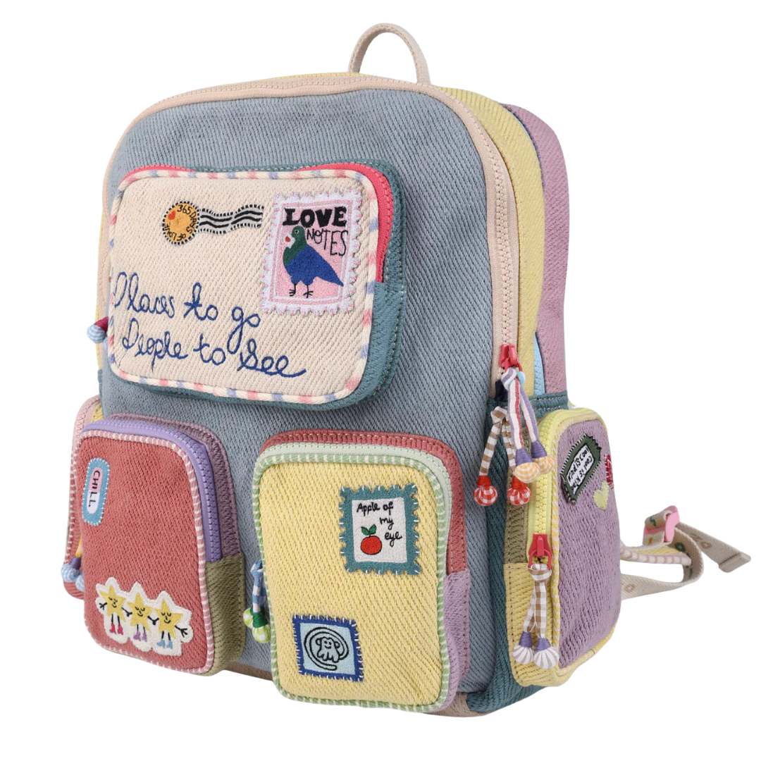 Chinchilla Rugzak- Pastel Postcards