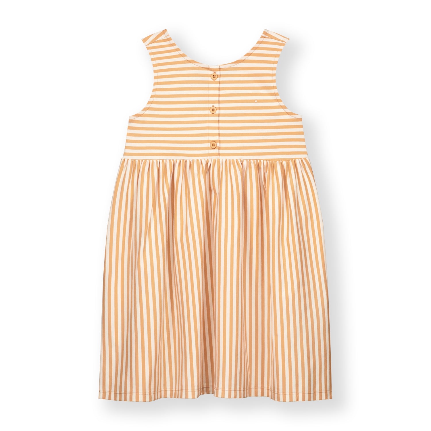 Sleeveless Dress Gots - Melon - Cream