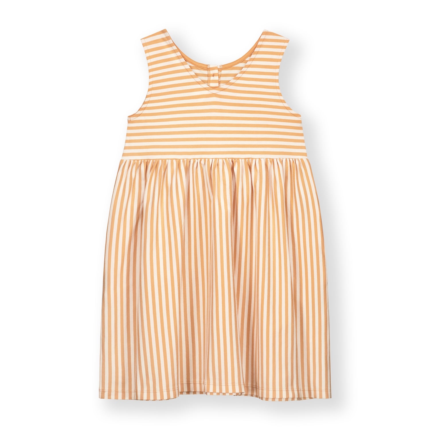 Sleeveless Dress Gots - Melon - Cream
