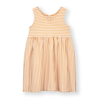Sleeveless Dress Gots - Melon - Cream