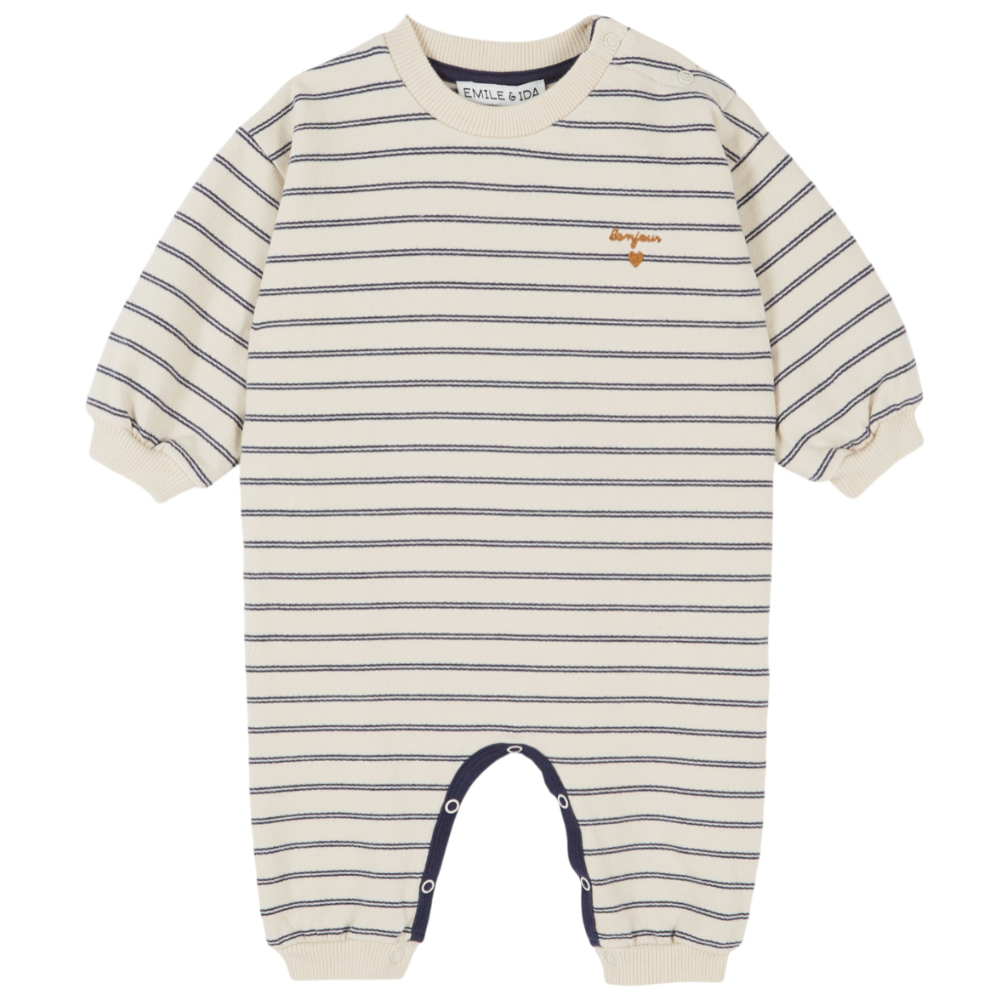 Duffle Sailor Striped Jumpsuit - Pinstripe
