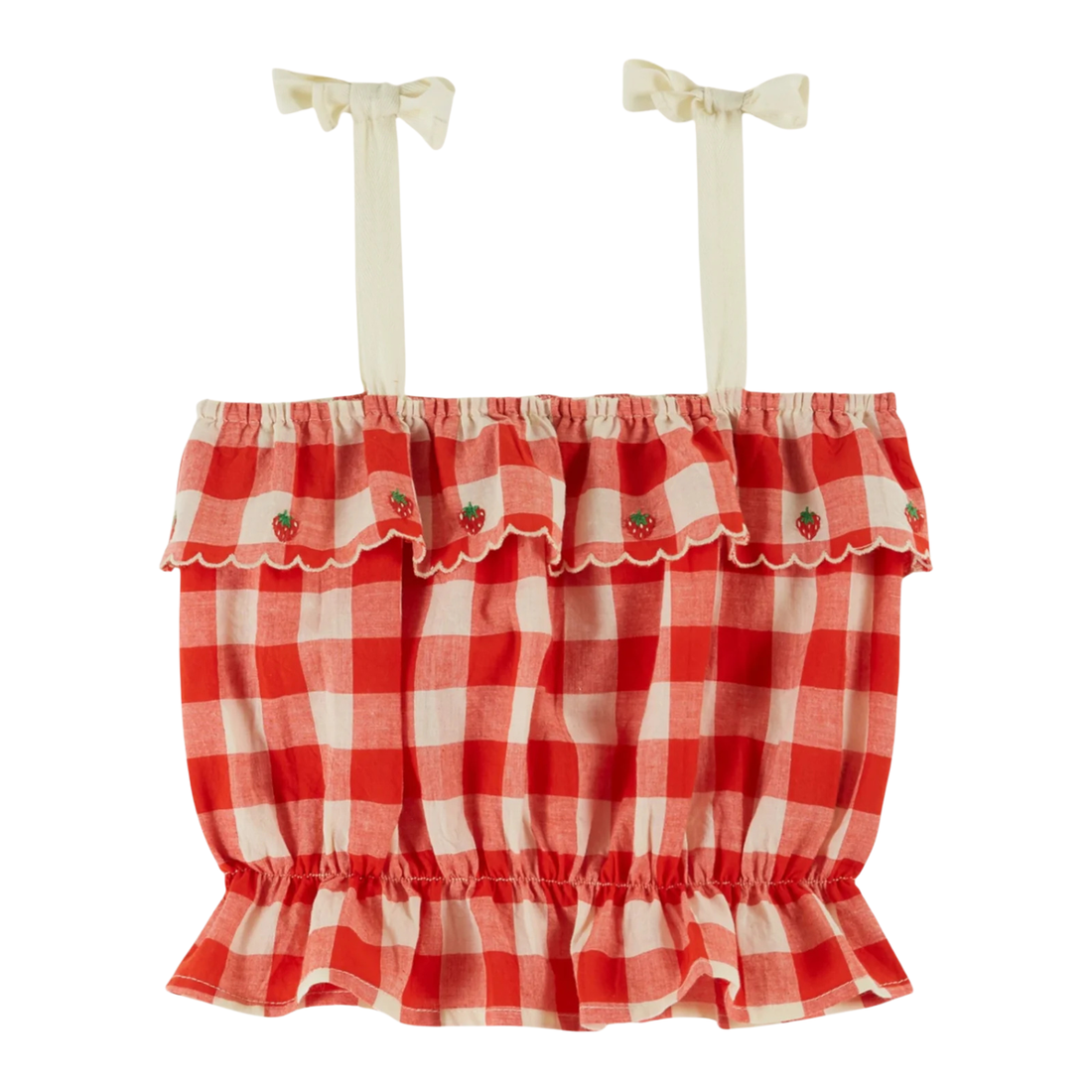 Top Aardbei Detail - Vichy Rood