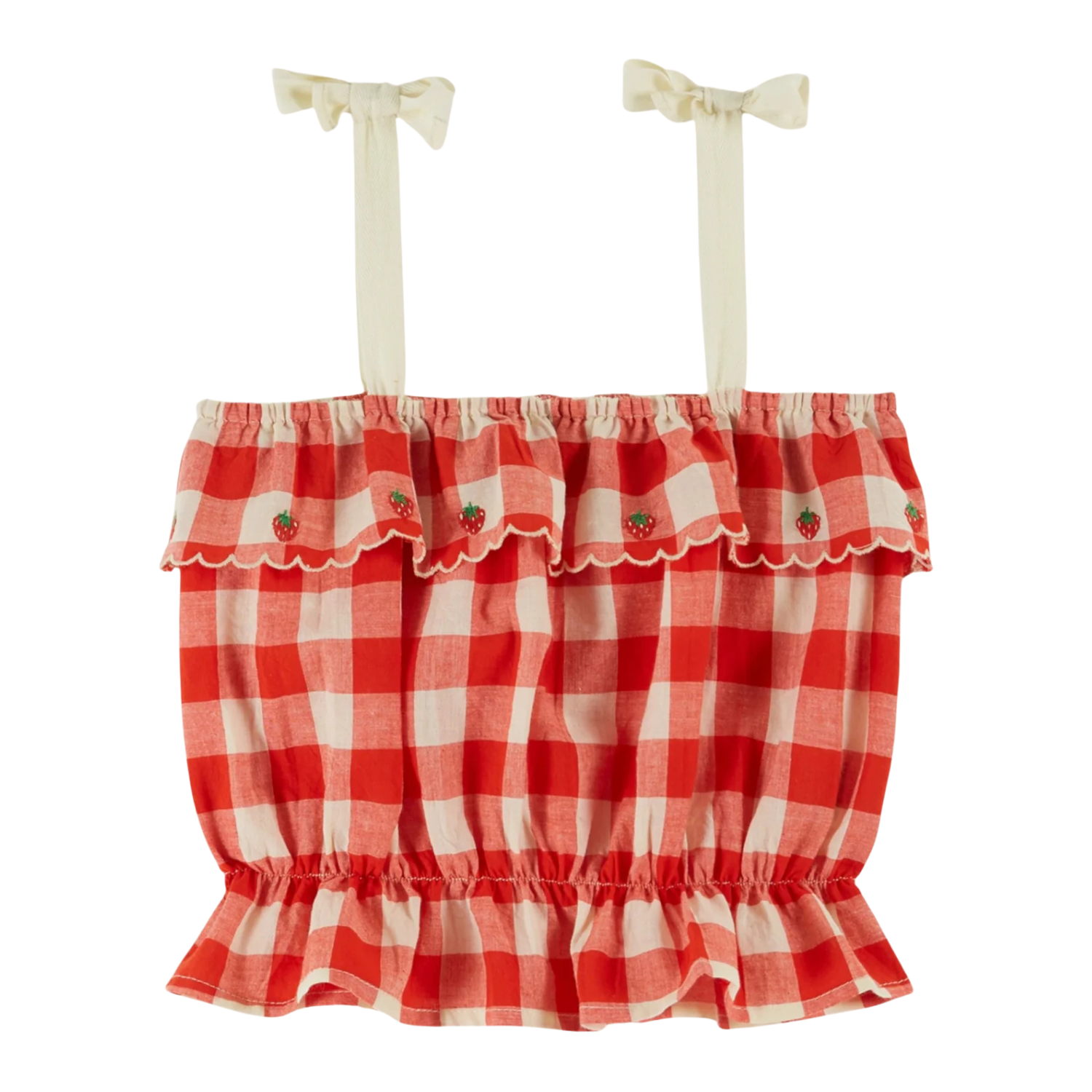 Top Aardbei Detail - Vichy Rood