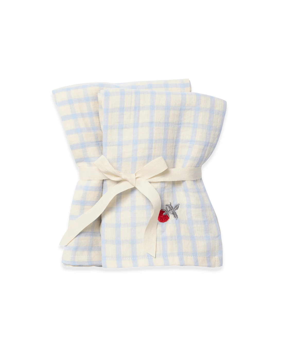 Hydrofiele Doeken 2 stuks - Gingham Sky Blue