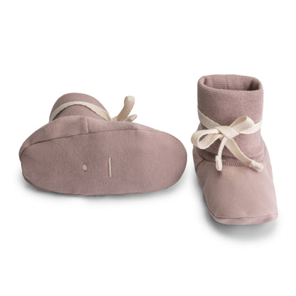 Baby Booties GOTS - Berry