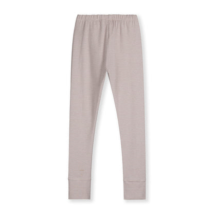 Leggings GOTS - Berry - Cream