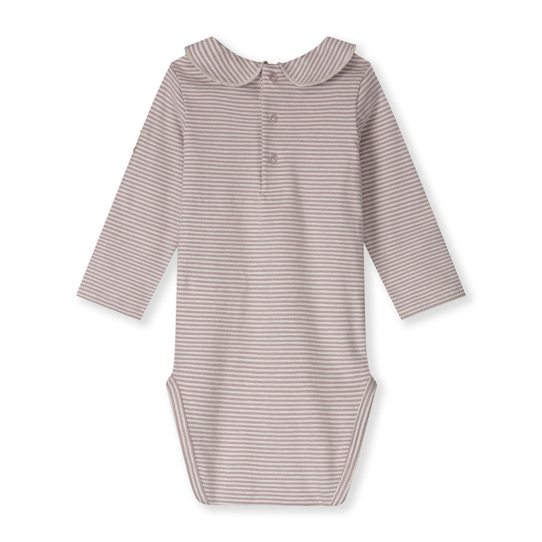 Baby Collar Onesie GOTS - Berry - Cream