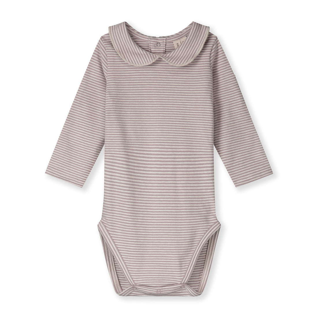 Baby Collar Onesie GOTS - Berry - Cream