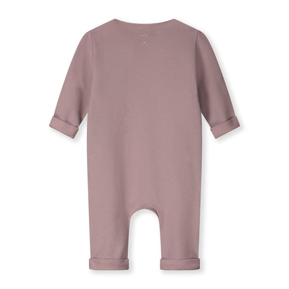 Baby Suit with Snaps GOTS - Berry