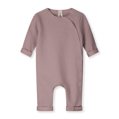 Baby Suit with Snaps GOTS - Berry