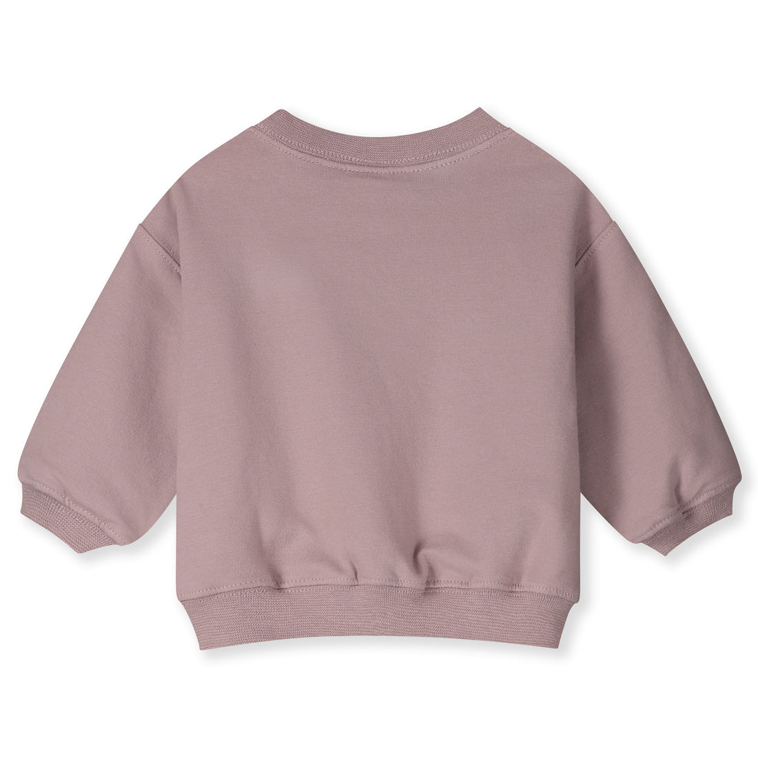 Baby Dropped Shoulder Sweater GOTS - Berry