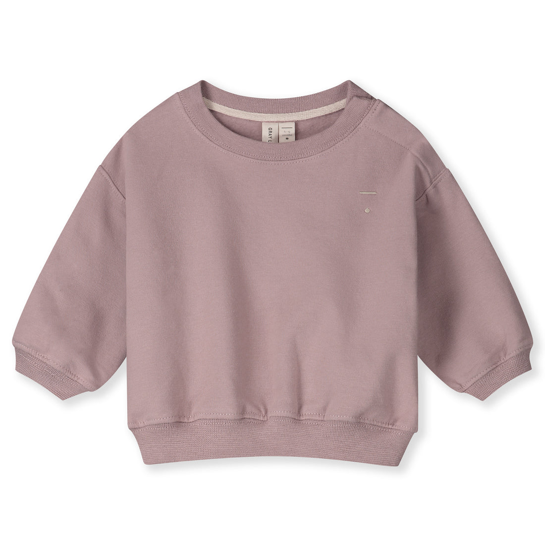 Baby Dropped Shoulder Sweater GOTS - Berry