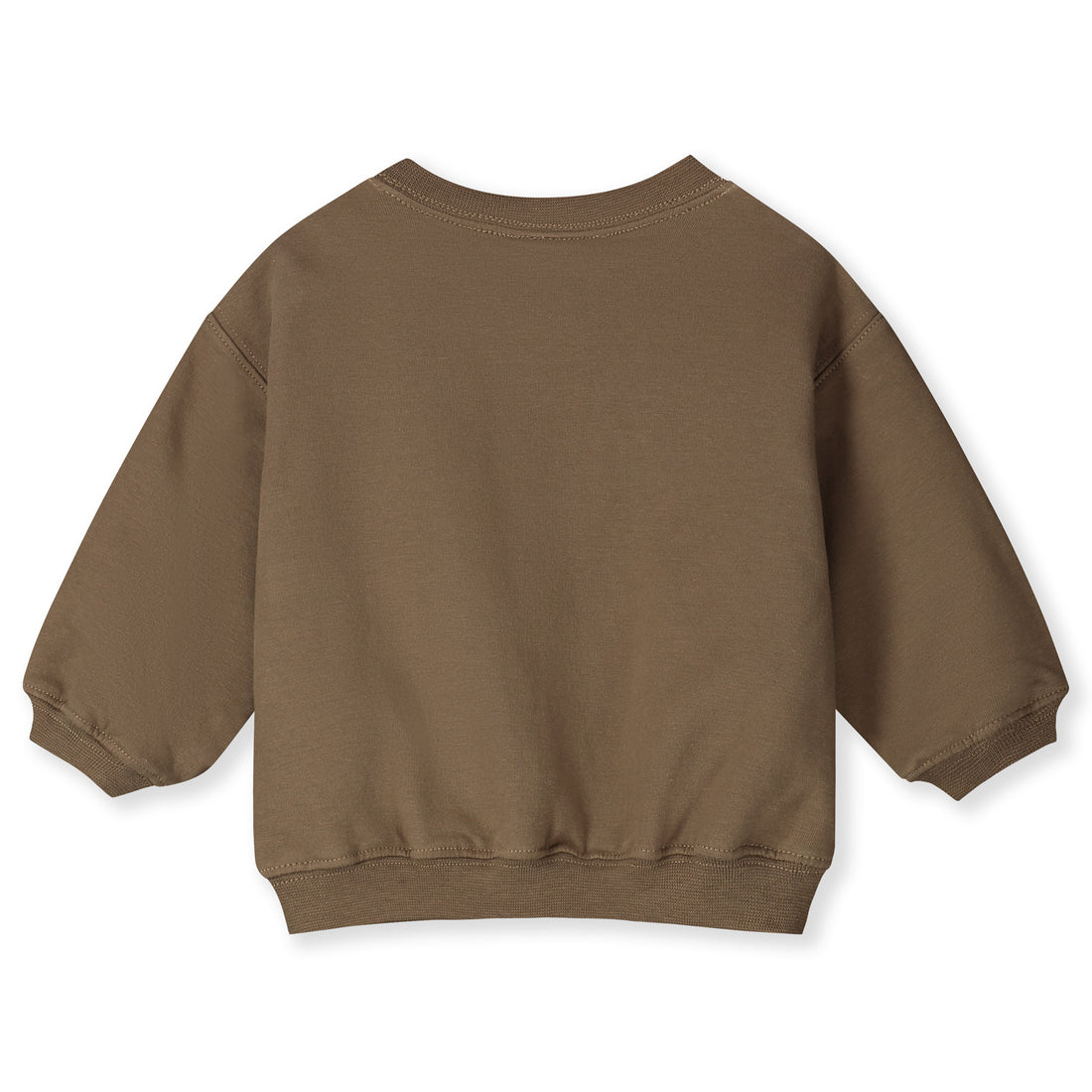 Baby Dropped Shoulder Sweater GOTS - Woody
