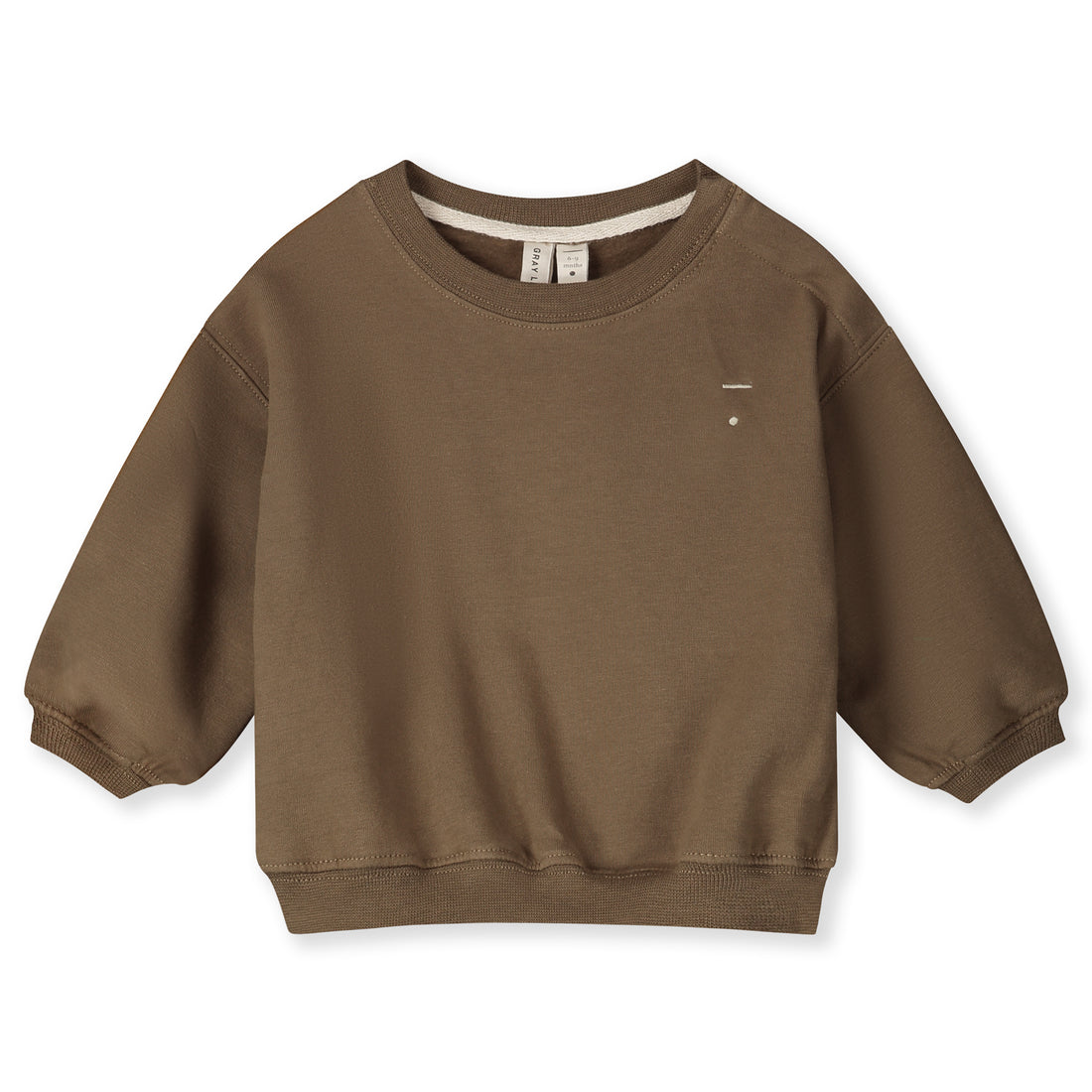 Baby Dropped Shoulder Sweater GOTS - Woody