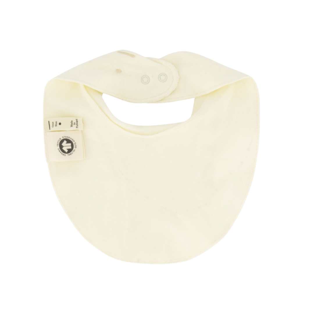 Baby Bib Gots - Cream