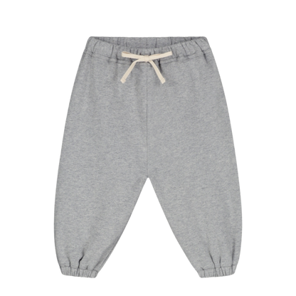 Baby Track Pants Gots - Gray Melange