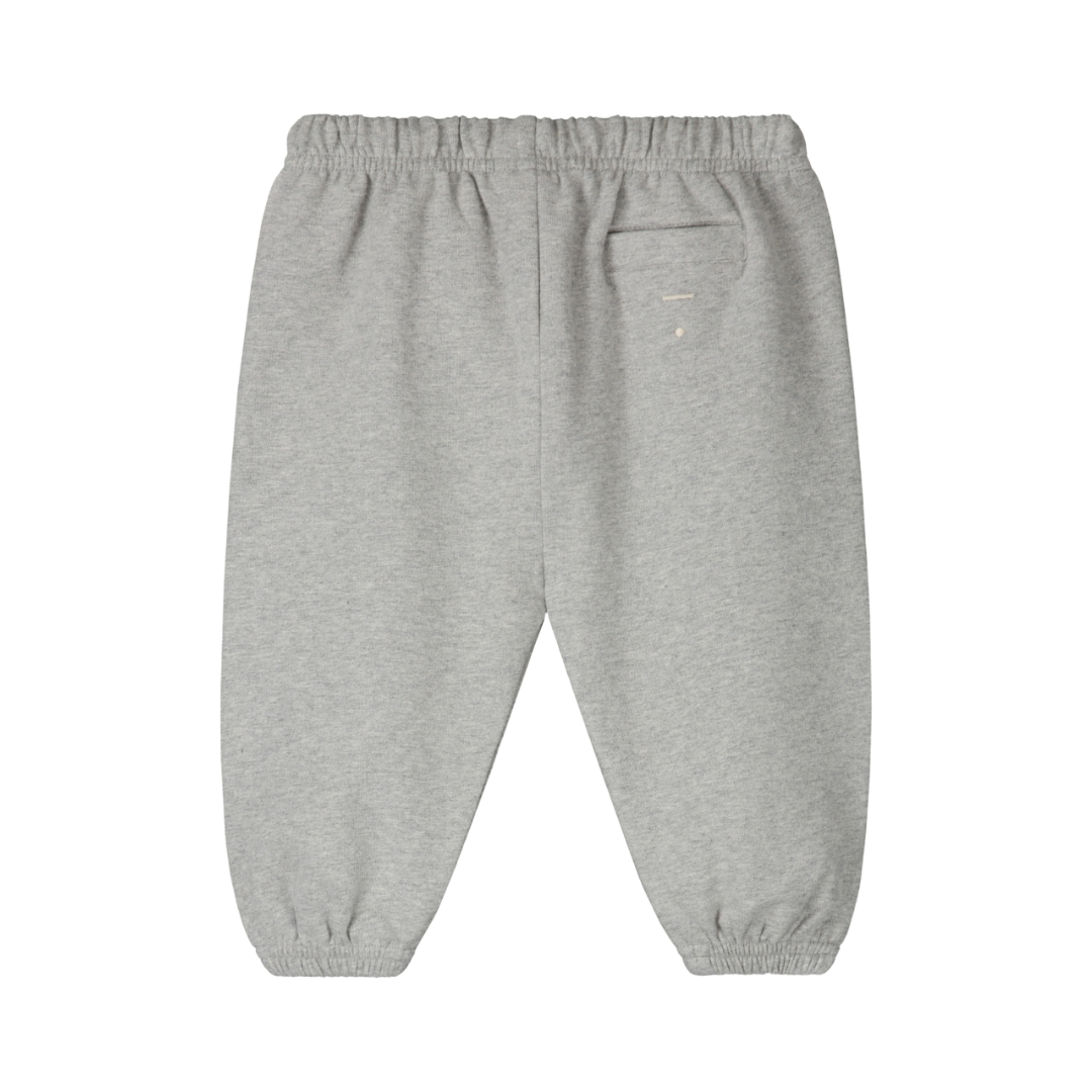 Baby Track Pants Gots - Gray Melange