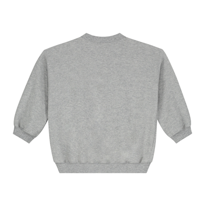 Baby Dropped Shoulder Sweater Gots - Gray Melange