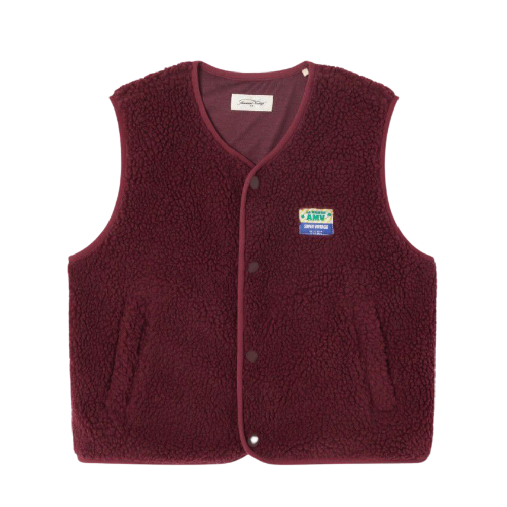 Hoktown Teddy Gilet - Bordeaux