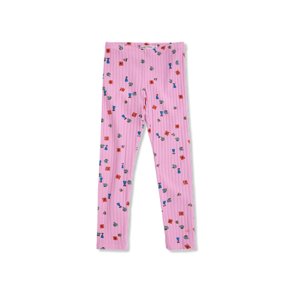Blossom All Over Leggings - Pink
