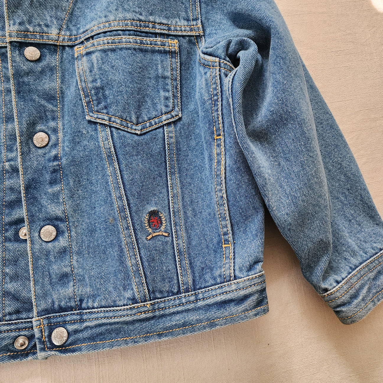 Vintage Tommy Hilfiger Denim Jacket Kids 6/7Y