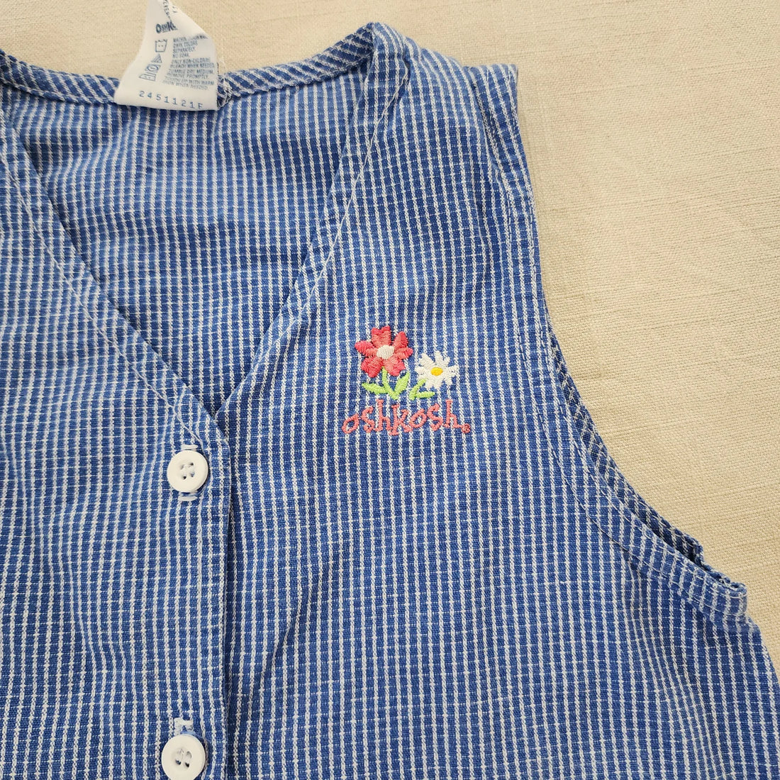 Vintage Oshkosh Floer Embroidered Top 4Y