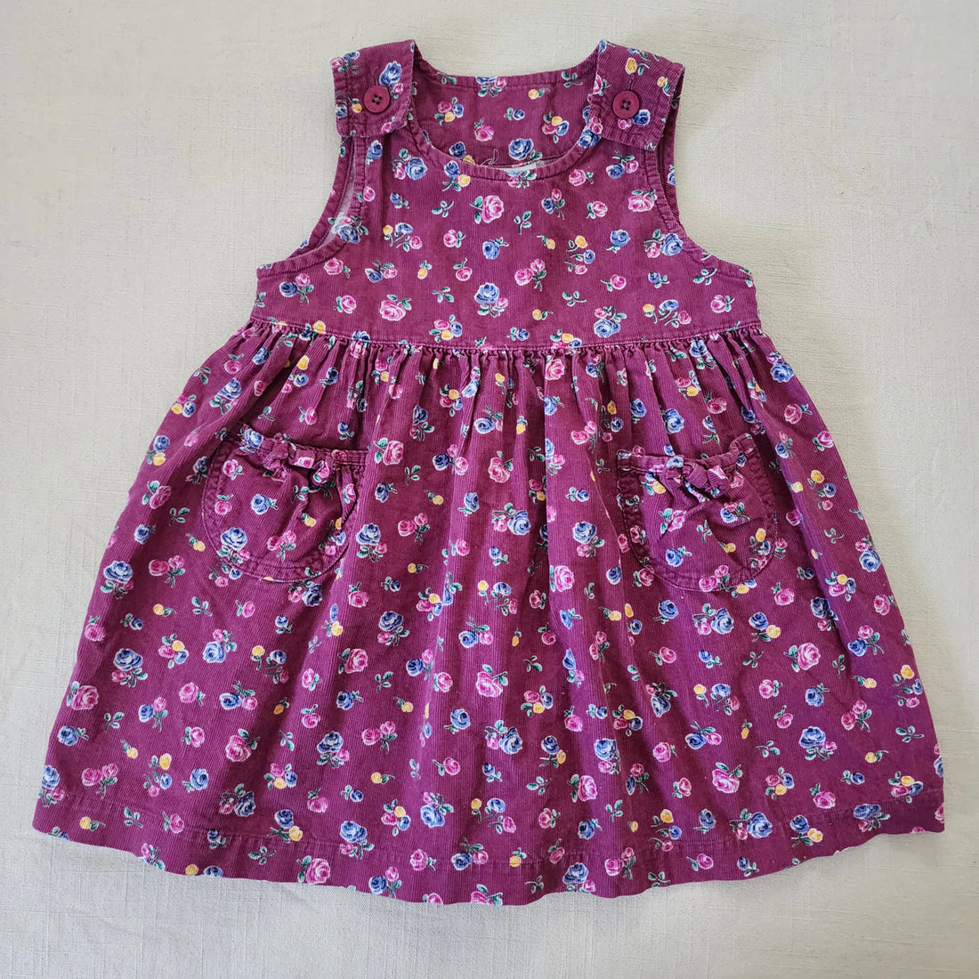 Vintage Oshkosh Floral Dress 2Y