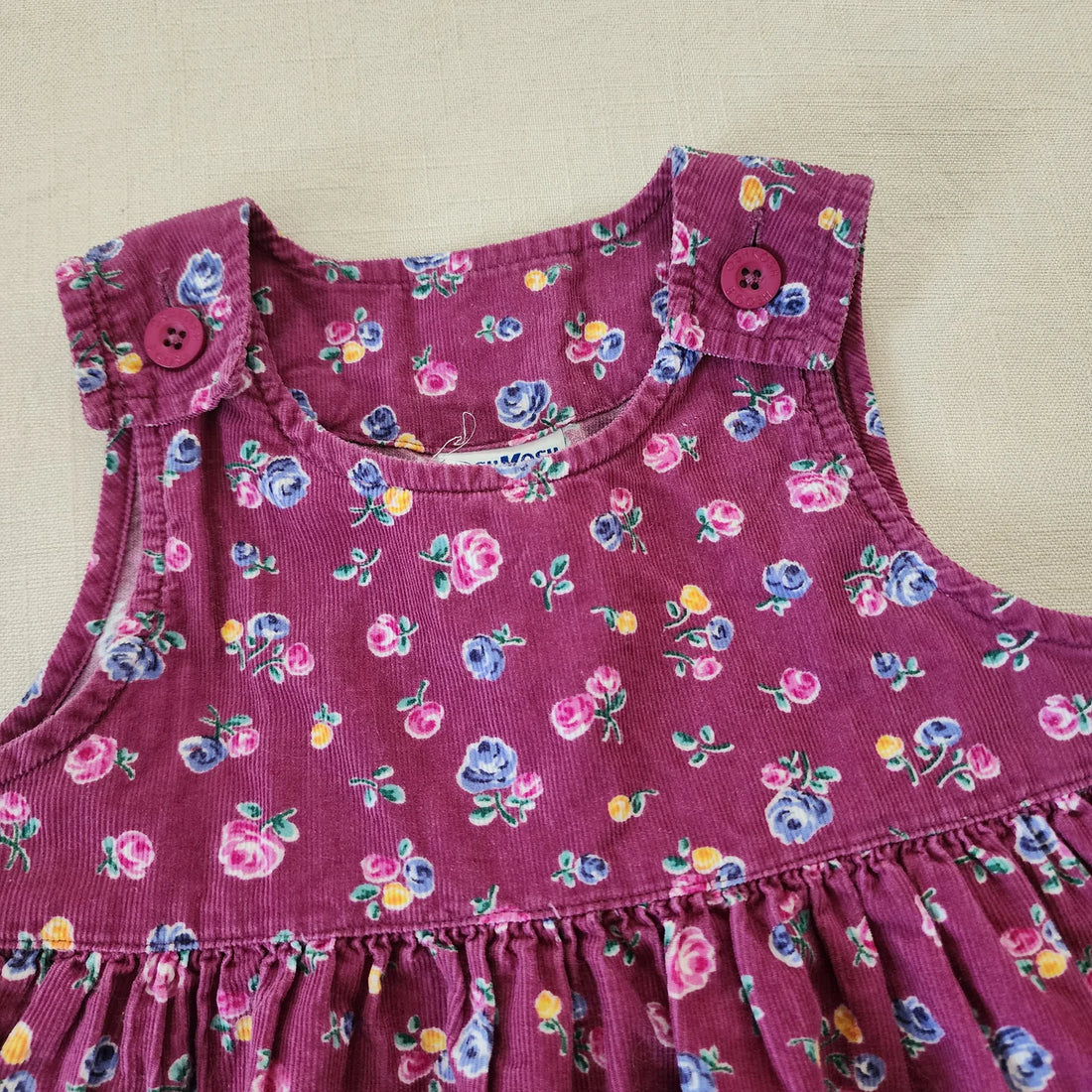 Vintage Oshkosh Floral Dress 2Y