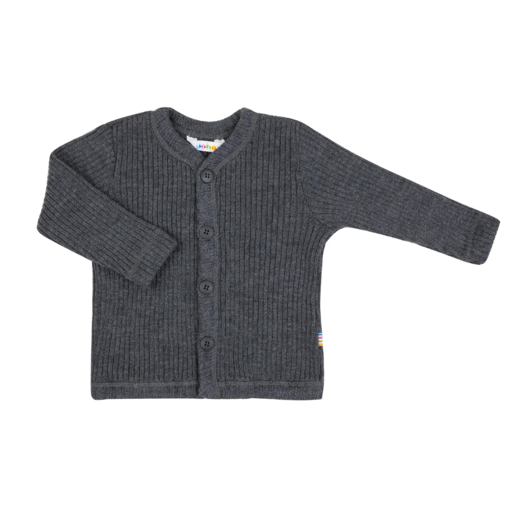 Baby Vest 100% Wol - Donker Grijs