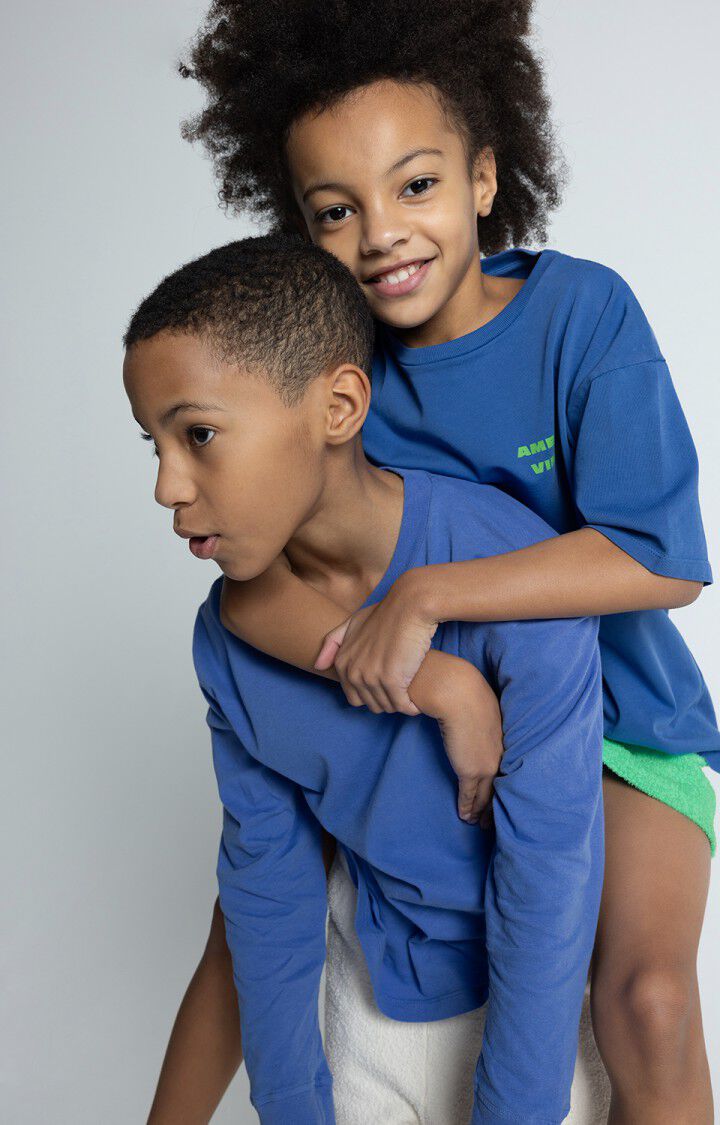 Kids T-shirt Fizvalley - Kobalt