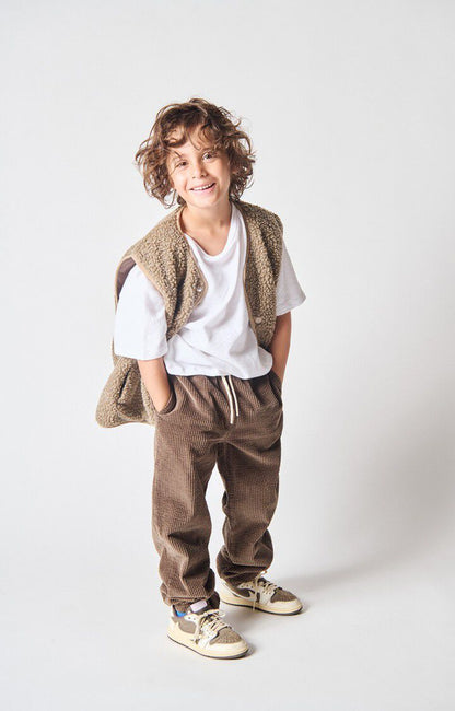 Hoktown Teddy Gilet - Beige