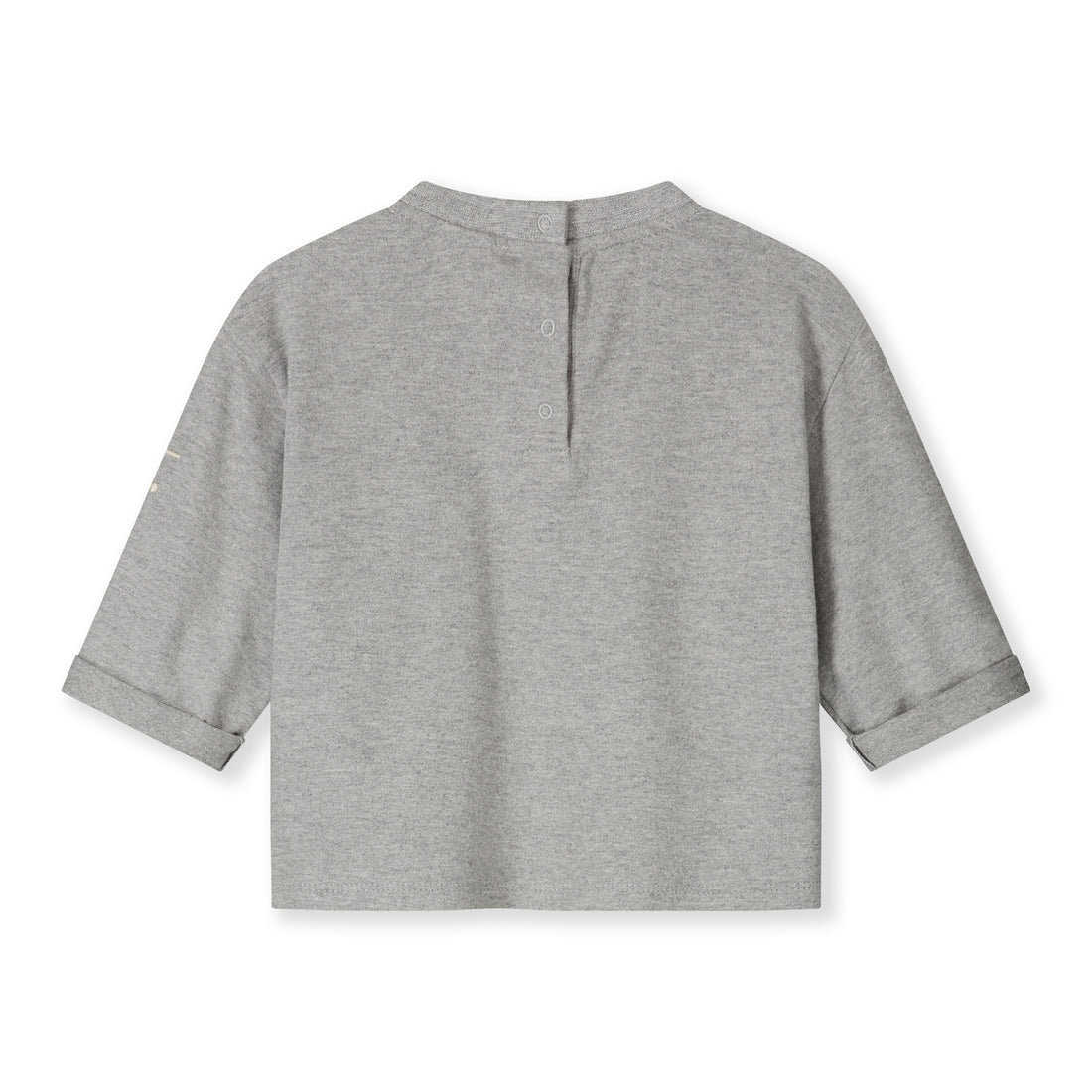 Baby L/S Pocket Tee - Grey Melange