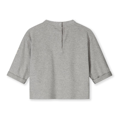 Baby L/S Pocket Tee - Grey Melange
