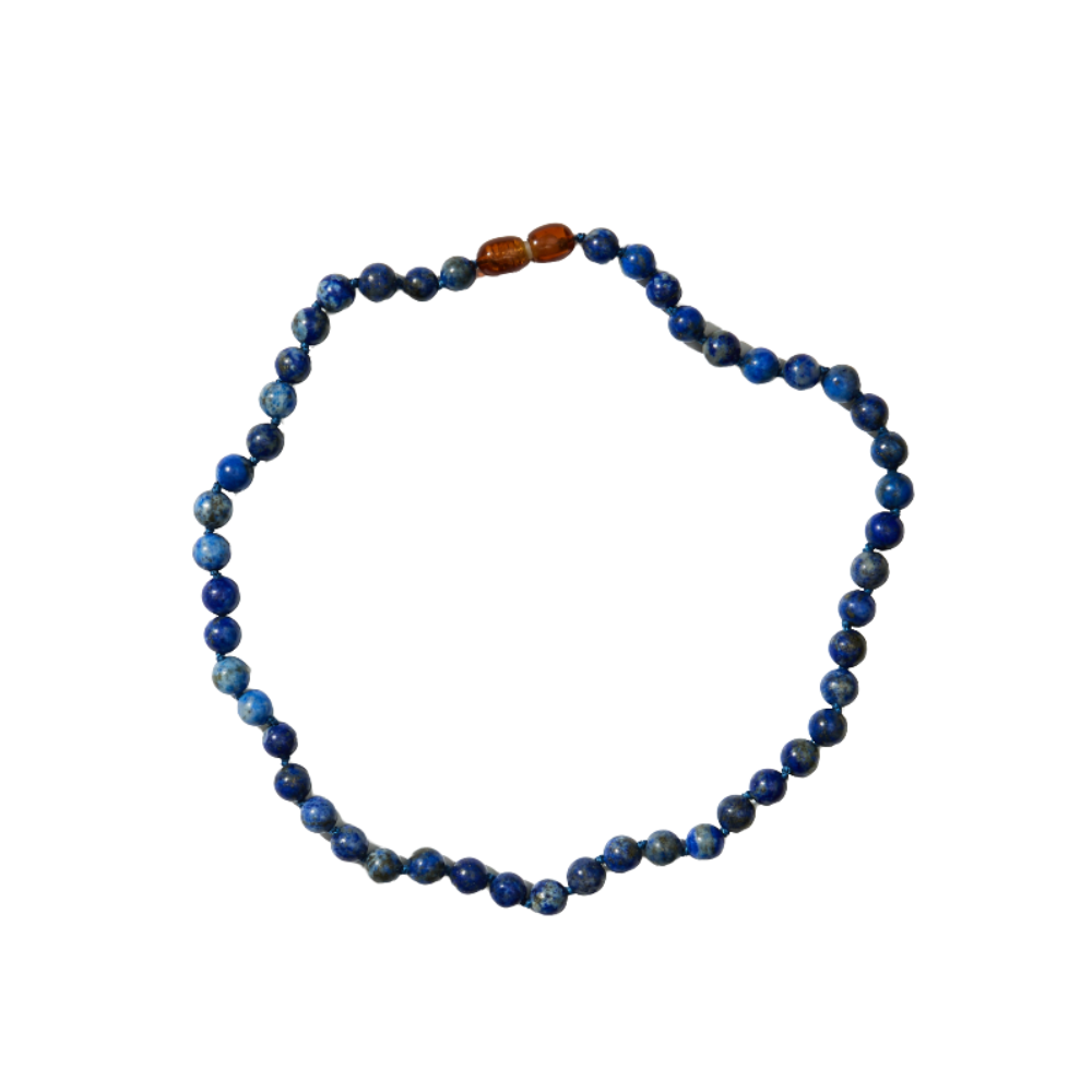 Lapis Lanzuli Barnsteenketting