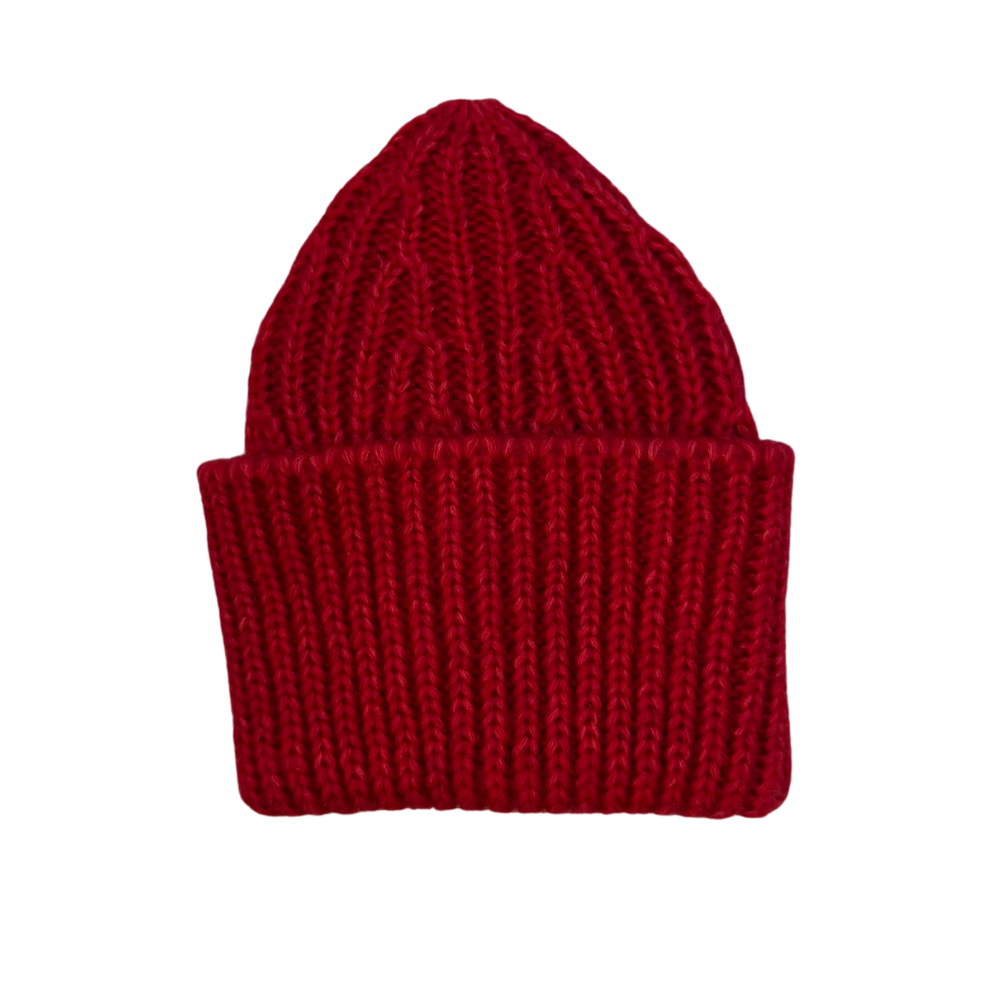 Wollen Baby Muts - Rood