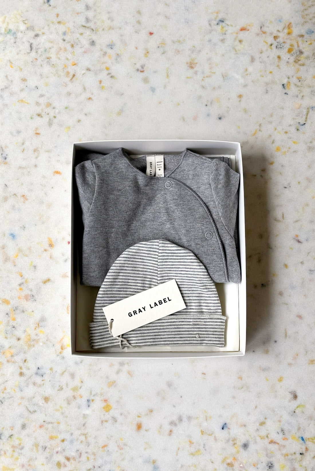 Baby Gift Set | 1 - Gray Melange