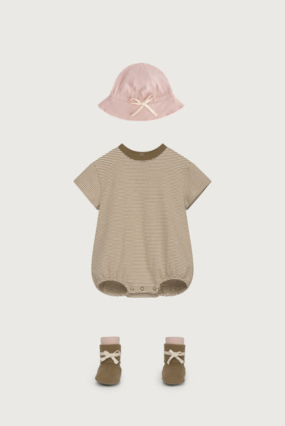 Baby Tee Suit Gots - Woody - Cream