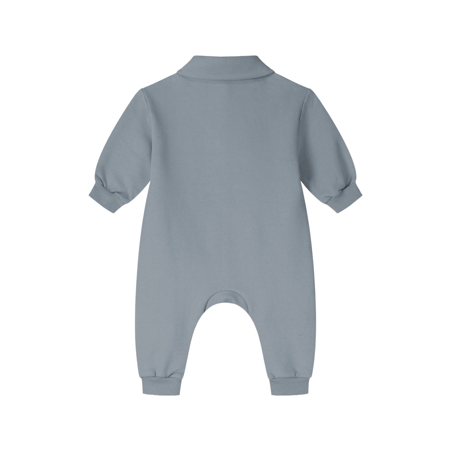 Baby Collar Suit Gots - Stone Gray