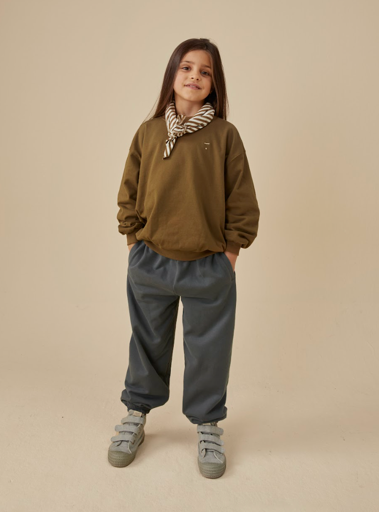 Dropped Shoulder Sweater - Woody